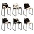 Swen Studio -  Dining Chair 6 pcs Genuine Goat Leather